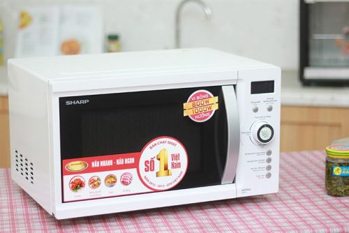 Lò vi sóng có nướng Sharp R-G371VN-W 23 lít (Xả kho giá rẻ, bảo hành chính hãng)