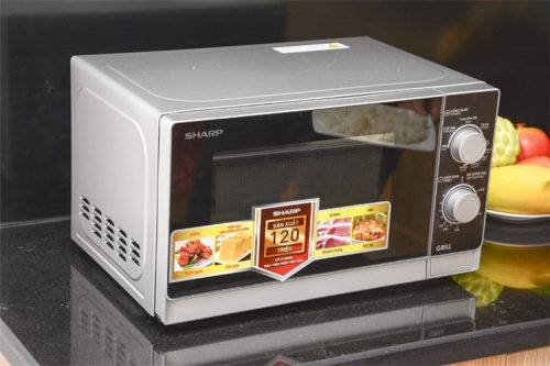 Lò vi sóng có nướng Sharp R-G222VN-S 20 lít (xả kho giá rẻ, bảo hành chính hãng 1 năm)